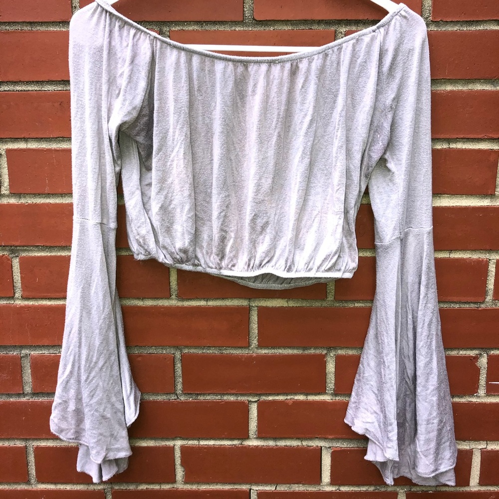 American Eagle Lavender Crop Top